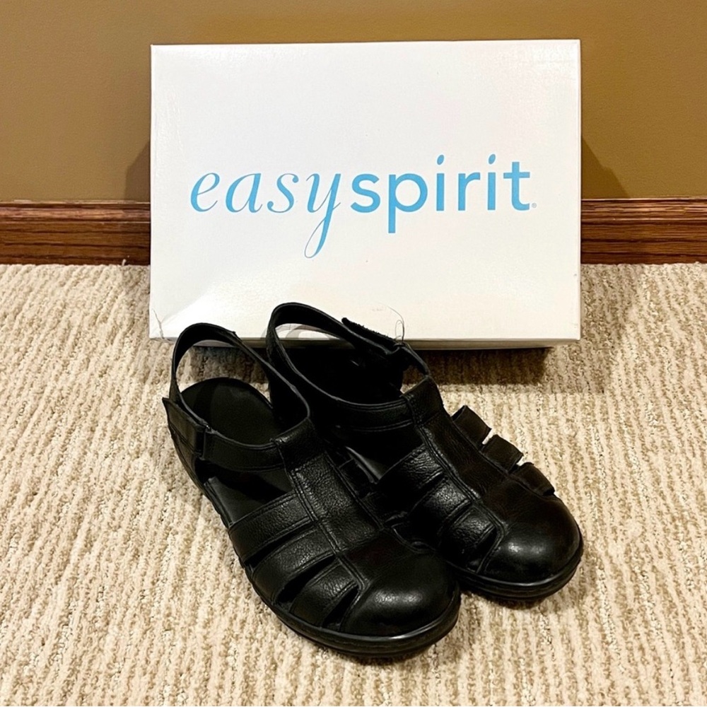 Easy Spirit Black Sandals